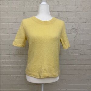 Everlane Short Sleeve Alpaca Sweater